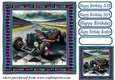 Birthday hot rod card front 6