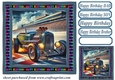 Birthday hot rod card front 8