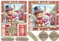 6x6 and 7x5(both aprox) Bears in London card fronts 2