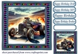 Birthday hot rod card front 11
