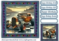 Birthday hot rod card front 14