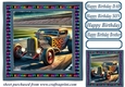 Birthday hot rod card front 16