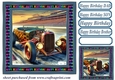 Birthday hot rod card front 17
