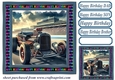 Birthday hot rod card front 19