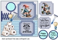 Gnome on toilet card front 3