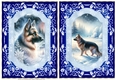 2 Blue winter GSD card fronts 1