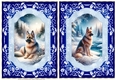 2 Blue winter GSD card fronts 2