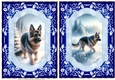 2 Blue winter GSD card fronts 5