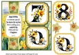 2 Panel age 70/80 daffodil card front