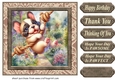 Pup playing in garden card front 4