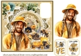 Love bees card front 3