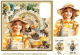 Love bees card front 6
