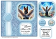 2 Panel blue dog sympathy card front 5