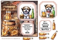 2 Panel dog beer and burger card front 1