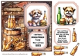 2 Panel dog beer and burger card front 3