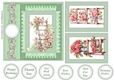 Pink roses stand card front 3