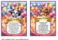 2 Birthday pup card fronts (7x5 aprox) 5