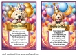 2 Birthday pup card fronts (7x5 aprox) 10