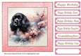 Pink cherry blossom Springer card front 6