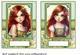 2 Garden girl card fronts(7x5 aprox) 2
