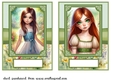 2 Garden girl card fronts(7x5 aprox) 3