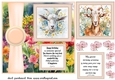 2 Panel floral goat card front 2