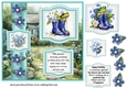 2 Panel frog/toad Birthday card front 2
