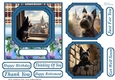 Scottish terrier out on the town card front 3