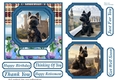 Scottish terrier out on the town card front 4
