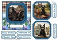 Scottish terrier out on the town card front 5