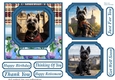 Scottish terrier out on the town card front 7