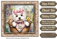 Floral Westie card front 2