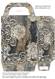 Leather and lace gift bag 7
