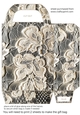 Leather and lace gift bag 8