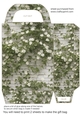 Floral brick wall gift bag 2