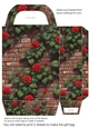 Floral brick wall gift bag 3