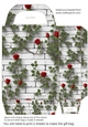 Floral brick wall gift bag 4