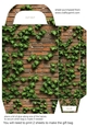 Floral brick wall gift bag 5