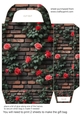 Floral brick wall gift bag 6
