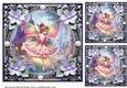 3 Rainbow fairy card fronts/toppers 2
