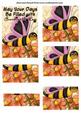 Butter Bee Floral Topper 2