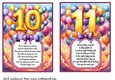 Age 10/11 Birthday card fronts