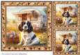 3 Caravan pup card fronts/toppers 4