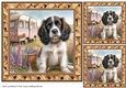 3 Caravan pup card fronts/toppers 9