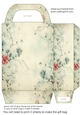 Christmas floral gift bag (n) 2