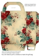Christmas floral gift bag (n) 3