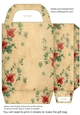 Christmas floral gift bag (n) 12
