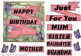 Butterfly Birthday/Just for you card front 3