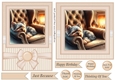 7x5(aprox) and 6x6(aprox) Im just resting my eyes card front 3