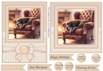 7x5(aprox) and 6x6(aprox) Im just resting my eyes card front 8